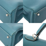 HERMES エルメス ケリー 32 内縫い 2WAY ブルージーン □K刻印(2007年頃) レディース トリヨンクレマンス ハンドバッグ ABランク 中古 銀蔵