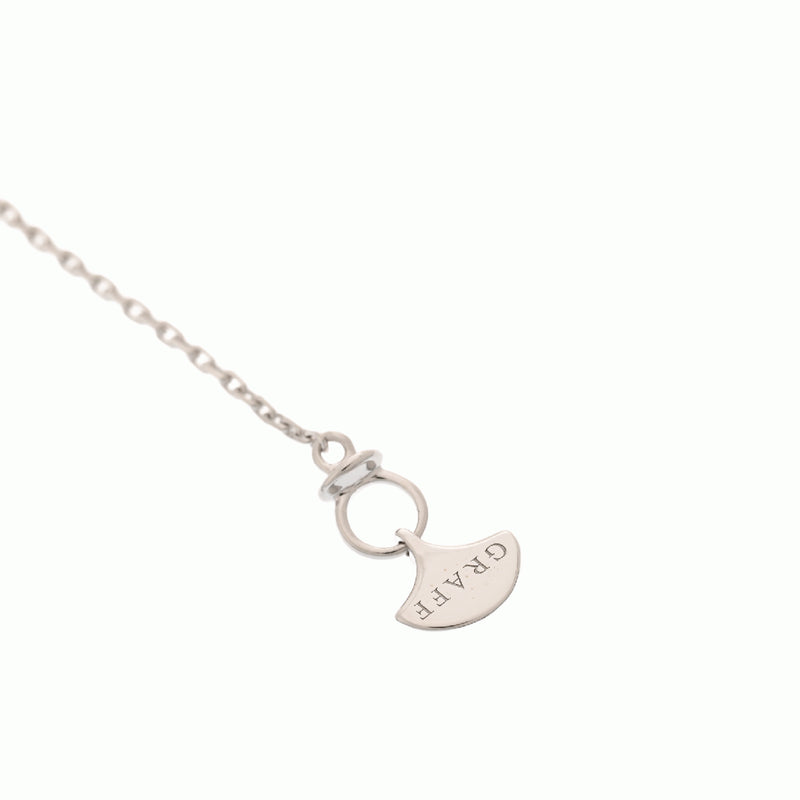 グラフ アイコンネックレス ダイヤ0.18ct 2024年国内ギャラ F-IF