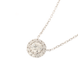 GRAFF グラフ アイコンネックレス ダイヤ0.18ct 2024年国内ギャラ F-IF レディース K18ホワイトゴールド WG ネックレス Aランク 中古 銀蔵