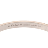 CARTIER カルティエ ラブ ブレスレット 新型 #18 CRB6035418 レディース K18ホワイトゴールド WG ブレスレット Aランク 中古 銀蔵