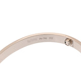 CARTIER カルティエ ラブ ブレスレット 新型 #18 CRB6035418 レディース K18ホワイトゴールド WG ブレスレット Aランク 中古 銀蔵