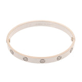 CARTIER カルティエ ラブブレスレット 旧型 2026年3月修理明細 ユニセックス K18ホワイトゴールド WG ブレスレット Aランク 中古 銀蔵