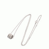 BOUCHERON ブシュロン キャトルネックレス ラージ レディース K18ホワイトゴールド WG セラミック ネックレス Aランク 中古 銀蔵