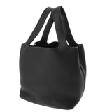HERMES エルメス ピコタン ロック MM ブラック □K刻印(2007年頃) レディース トリヨンクレマンス ハンドバッグ Aランク 中古 銀蔵