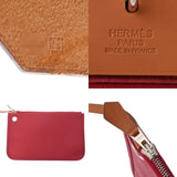 HERMES エルメス エールバッグ ジップ MM 2WAY ボルドー □O刻印(2011年頃) ユニセックス トワルオフィシェ/ヴァッシュハンター ハンドバッグ Bランク 中古 銀蔵