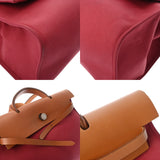 HERMES エルメス エールバッグ ジップ MM 2WAY ボルドー □O刻印(2011年頃) ユニセックス トワルオフィシェ/ヴァッシュハンター ハンドバッグ Bランク 中古 銀蔵