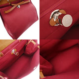 HERMES エルメス エールバッグ ジップ MM 2WAY ボルドー □O刻印(2011年頃) ユニセックス トワルオフィシェ/ヴァッシュハンター ハンドバッグ Bランク 中古 銀蔵