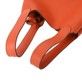 HERMES エルメス ピコタン ロック MM オレンジポピー A刻印(2017年頃) レディース トリヨンクレマンス ハンドバッグ Aランク 中古 銀蔵