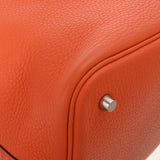 HERMES エルメス ピコタン ロック MM オレンジポピー A刻印(2017年頃) レディース トリヨンクレマンス ハンドバッグ Aランク 中古 銀蔵