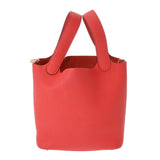 HERMES エルメス ピコタン ロック PM ローズテキサス D刻印(2019年頃) レディース トリヨンクレマンス ハンドバッグ Aランク 中古 銀蔵