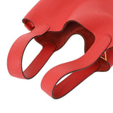 HERMES エルメス ピコタン ロック PM ローズテキサス D刻印(2019年頃) レディース トリヨンクレマンス ハンドバッグ Aランク 中古 銀蔵