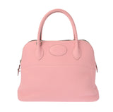 HERMES エルメス ボリード 31 ヴェルソ 2WAY ローズサクラ/ナタ パラジウム金具 Z刻印(2021年頃) レディース トリヨンクレマンス ハンドバッグ Aランク 中古 銀蔵