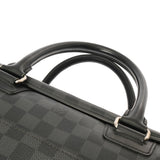 LOUIS VUITTON ルイヴィトン ダミエグラフィット イカール ブラック N23253 メンズ ダミエキャンバス ビジネスバッグ ABランク 中古 銀蔵