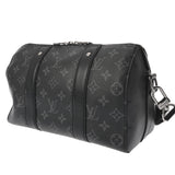 LOUIS VUITTON ルイヴィトン モノグラムエクリプス シティキーポル ブラック/グレー M45936 メンズ モノグラムキャンバス ショルダーバッグ Bランク 中古 銀蔵