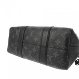 LOUIS VUITTON ルイヴィトン モノグラムエクリプス シティキーポル ブラック/グレー M45936 メンズ モノグラムキャンバス ショルダーバッグ Bランク 中古 銀蔵
