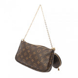LOUIS VUITTON ルイヴィトン モノグラム ミュルティ ポシェットアクセソワール ローズクレール M44840 レディース モノグラムキャンバス ショルダーバッグ Aランク 中古 銀蔵
