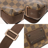 LOUIS VUITTON ルイヴィトン ダミエ ブルックリン PM ブラウン N51210 ユニセックス ダミエキャンバス ショルダーバッグ ABランク 中古 銀蔵