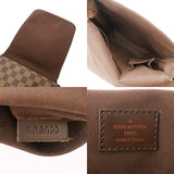 LOUIS VUITTON ルイヴィトン ダミエ ブルックリン PM ブラウン N51210 ユニセックス ダミエキャンバス ショルダーバッグ ABランク 中古 銀蔵