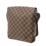 LOUIS VUITTON ルイヴィトン ダミエ ブルックリン PM ブラウン N51210 ユニセックス ダミエキャンバス ショルダーバッグ ABランク 中古 銀蔵