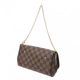 LOUIS VUITTON ルイヴィトン ダミエ フェイボリット PM ブラウン N41276 レディース ダミエキャンバス ショルダーバッグ ABランク 中古 銀蔵