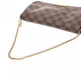 LOUIS VUITTON ルイヴィトン ダミエ フェイボリット PM ブラウン N41276 レディース ダミエキャンバス ショルダーバッグ ABランク 中古 銀蔵