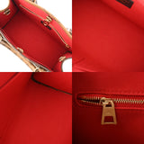 LOUIS VUITTON ルイヴィトン モノグラムリバース オンザゴー PM ブラウン M46373 レディース モノグラムキャンバス ハンドバッグ Aランク 中古 銀蔵