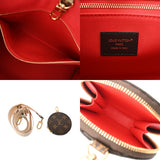 LOUIS VUITTON ルイヴィトン モノグラムリバース オンザゴー PM ブラウン M46373 レディース モノグラムキャンバス ハンドバッグ Aランク 中古 銀蔵