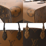 LOUIS VUITTON ルイヴィトン モノグラムリバース オンザゴー PM ブラウン M46373 レディース モノグラムキャンバス ハンドバッグ Aランク 中古 銀蔵