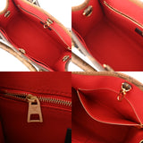 LOUIS VUITTON ルイヴィトン モノグラムリバース オンザゴー PM ブラウン M46373 レディース モノグラムキャンバス ハンドバッグ Aランク 中古 銀蔵