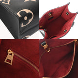 LOUIS VUITTON ルイヴィトン モノグラムアンプラント オンザゴー PM 2WAY ブラック/ベージュ M45659 レディース レザー ハンドバッグ Aランク 中古 銀蔵