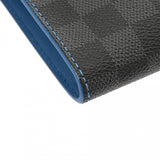 LOUIS VUITTON ルイヴィトン ダミエグラフィット ポシェットジュール GM 黒/グレー N64032 メンズ ダミエキャンバス クラッチバッグ Aランク 中古 銀蔵