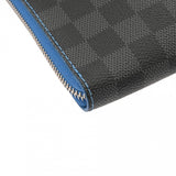 LOUIS VUITTON ルイヴィトン ダミエグラフィット ポシェットジュール GM 黒/グレー N64032 メンズ ダミエキャンバス クラッチバッグ Aランク 中古 銀蔵