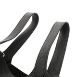 HERMES エルメス ピコタン ロック MM ブラック A刻印(2017年頃) レディース トリヨンクレマンス ハンドバッグ ABランク 中古 銀蔵