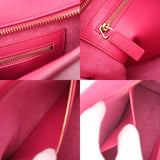 SAINT LAURENT サンローラン モノグラム
 カバス 2WAYバッグ ピンク 357395 レディース レザー ハンドバッグ ABランク 中古 銀蔵
