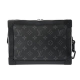 LOUIS VUITTON ルイヴィトン モノグラムエクリプス ソフトトランク ブラック M44730 レディース モノグラムキャンバス ショルダーバッグ ABランク 中古 銀蔵