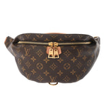 LOUIS VUITTON ルイヴィトン モノグラム バムバッグ ブラウン M43644 メンズ モノグラムキャンバス ボディバッグ Bランク 中古 銀蔵