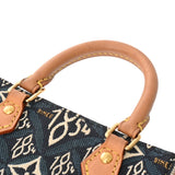 LOUIS VUITTON ルイヴィトン モノグラムジャガード プティットサックプラ Since1854 ブルー M80288 レディース ジャガード ショルダーバッグ Bランク 中古 銀蔵