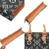 LOUIS VUITTON ルイヴィトン モノグラムジャガード プティットサックプラ Since1854 ブルー M80288 レディース ジャガード ショルダーバッグ Bランク 中古 銀蔵