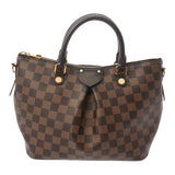 LOUIS VUITTON ルイヴィトン ダミエ シエナ PM ブラウン N41545 レディース ダミエキャンバス ハンドバッグ ABランク 中古 銀蔵