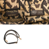 CHRISTIAN DIOR クリスチャンディオール ブックトートミニ バーティカル レオパード ベージュ S5555CRHM レディース キャンバス ショルダーバッグ ABランク 中古 銀蔵