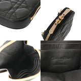 CHRISTIAN DIOR クリスチャンディオール フォンホルダー ブラック S0872ONMU レディース レザー ポーチ Aランク 中古 銀蔵