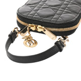 CHRISTIAN DIOR クリスチャンディオール フォンホルダー ブラック S0872ONMU レディース レザー ポーチ Aランク 中古 銀蔵
