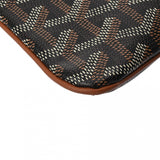 GOYARD ゴヤール セナ PM ブラウン メンズ ゴヤールディンキャンバス/シュヴロッシュカーフ クラッチバッグ Aランク 中古 銀蔵