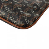 GOYARD ゴヤール セナ PM ブラウン メンズ ゴヤールディンキャンバス/シュヴロッシュカーフ クラッチバッグ Aランク 中古 銀蔵