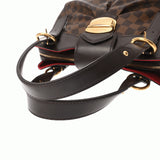 LOUIS VUITTON ルイヴィトン ダミエ システィナ PM ブラウン N41542 レディース ダミエキャンバス ハンドバッグ ABランク 中古 銀蔵