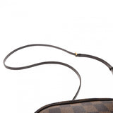 LOUIS VUITTON ルイヴィトン ダミエ ポシェットイパネマ ブラウン N51296 ユニセックス ダミエキャンバス ショルダーバッグ Bランク 中古 銀蔵