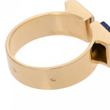 CARTIER カルティエ アンティーク リング #13 2XHEADS ダイヤ ラピスラズリ 13号 レディース K18イエローゴールド YG リング・指輪 Aランク 中古 銀蔵