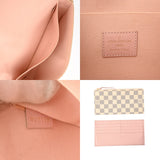 LOUIS VUITTON ルイヴィトン ダミエアズール ポシェットフェリシー ホワイト N63106 レディース ダミエキャンバス ショルダーバッグ Bランク 中古 銀蔵