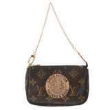 LOUIS VUITTON ルイヴィトン モノグラム ミニ ポシェット アクセソワール T＆B ブラウン M60153 レディース モノグラムキャンバス アクセサリーポーチ ABランク 中古 銀蔵