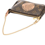 LOUIS VUITTON ルイヴィトン モノグラム ミニ ポシェット アクセソワール T＆B ブラウン M60153 レディース モノグラムキャンバス アクセサリーポーチ ABランク 中古 銀蔵